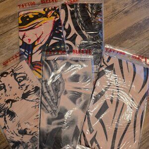 Bundle Of 5 Nylon/ Polyester Tattoo Sleeves- Variety Designs